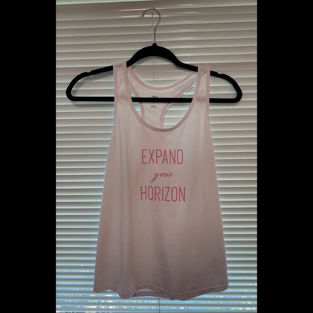 White tank top. Size M. Dip brand.